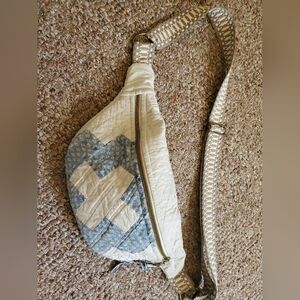 Vintage Handmade Quilt Crossbody Bag